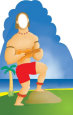 Hawaiian Man Stand Up