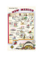 Landkarten von New Mexico Poster