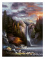 Chutes dans la brume Reproduction d'art par James Lee
