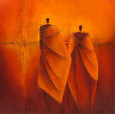 Mysterieux II Reproduction d'art par Liesbet Optendrees