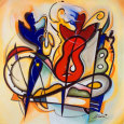Spontaneous Jam Art Print by Alfred Gockel