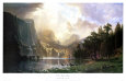 Sierra Nevada en Californie Reproduction d'art par Albert Bierstadt
