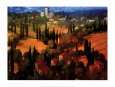 Castillo toscano Lámina por Philip Craig