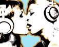 Steez - The Kiss Cartão pôster