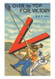 Over the Top for Victory Art Print
