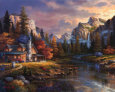 Country Homes (Decorative Art) Posters