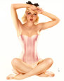 Chica Varga Tarjeta de póster por Alberto Vargas