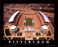 Pittsburgh  (First Game, Heinz Field,  August 25, 2001) Art Print by Mike Smith