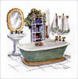 Bath Tub Series III Art Print by Charlene Winter Olson