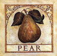 Fancy Pear Art Print by Richard Henson