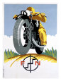 FN Motorcycle, c.1925 Lámina giclée