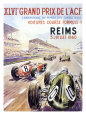 Reims F1 French Grand Prix, c.1960 reproduction procédé giclée