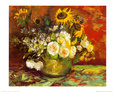 Vase of Flowers Lámina por Vincent van Gogh