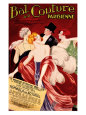 Bal de la Couture Parisienne reproduction procédé giclée par Leonetto Cappiello