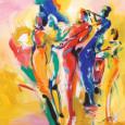 Jazz Explosion I Lámina por Alfred Gockel