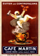 Café Martin 1921 Reproduction d'art par Leonetto Cappiello