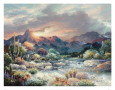 Levre de soleil sur Sonoran Reproduction d'art par James Lee