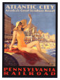 Pennsylvania Railroad, Atlantic City Lámina giclée por Edward M. Eggleston