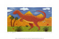 Izzy, el iguanodon Lámina por Sophie Harding