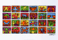 Rétrospectivement, 1989 Reproduction d'art par Keith Haring