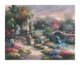 Classic Garden Retreat Art Print by James Lee
