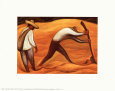 Les paysans Reproduction d'art par Diego Rivera
