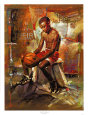 Dans sa solitude Reproduction d'art par Charly Palmer