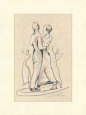 Tango II Art Print by Alfred Gockel