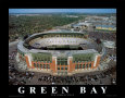 Nuevo estadio Lambeau Field de los Green Bay Packers Lámina por Mike Smith