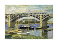 Bridge at Argenteuil Art Print by Claude Monet