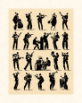 Jazz Reproduction d'art par Philippe Geraud