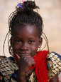 Portrait of Young Girl, Langue De Barbarie National Park, St. Louis, Senegal Photographic Print by Ariadne Van Zandbergen