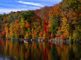 A Fisherman on Monksville Reservoir, Longpond Ironworks State Park, New Jersey, USA