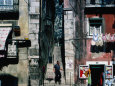 Stairs Between Buildings in Alfama District, Lisbon, Estremadura, Portugal