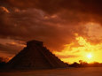Fotografías en color de arquitectura maya Pósteres