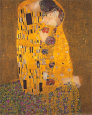 De kus, ca.1907 Kunstdruk van Gustav Klimt