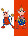 Spiderman and Supercow