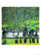 Waldabhang in Unterach Am Attersee, 1917, Slope in a Forest on Atterse-Lake reproduction procédé giclée par Gustav Klimt