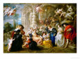 The Garden of Love, 1633-1634 reproduction procédé giclée par Peter Paul Rubens
