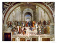 School of Athens, circa 1510-1512, One of the Murals Raphael Painted for Pope Julius II