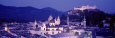 City in Dusk, Salzburg, Austria