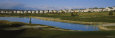 Golf Course along a Stream, Glen Eagle Golf Course, Cochrane, Alberta, Canada