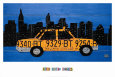 New York Taxi Cab Reproduction d'art par Aaron Foster