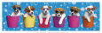 Shady Pups Umělecká reprodukce od Keith Kimberlin
