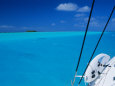 On Board 'Milena I', Lagoon 570, Society Islands Archipelago, French Polynesia Photographie par Bruno Barbier