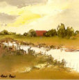 Farmlands VII Konsttryck av Hans Paus