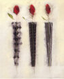 Black and White Roses III Lámina por Marilyn Robertson