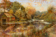 Autumnal Reflections Art Print