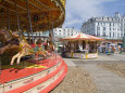 Carousel on Brighton Beach, Brighton, Sussex, England, United Kingdom