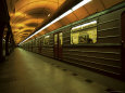 Metro Platform, Namesti Republiky, Prague, Czech Republic